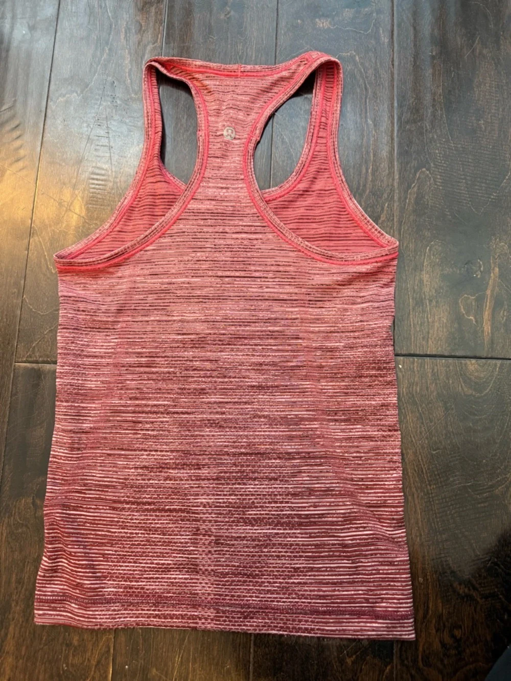 Lululemon Swiftly Tech Racerback Tank Top Pink and Red Gradient Size 4